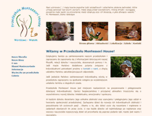 Tablet Screenshot of montessori-house.com.pl
