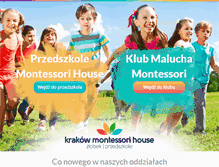 Tablet Screenshot of montessori-house.pl